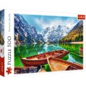 Puzzle 500 elementów Jezioro Braies Włochy Puzzle 500 elementów Jezioro Braies Włochy