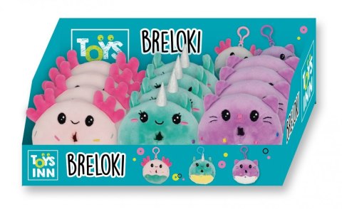 Brelok Donut pluszowy mix 12szt display Brelok Donut pluszowy mix 12szt display