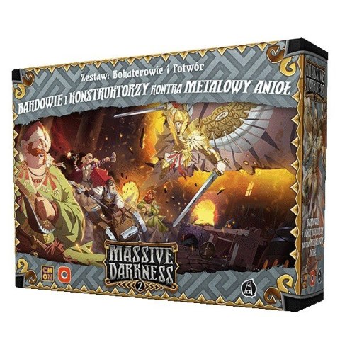 Gra Massive Darkness 2: Bardowie i Konstruktorzy kontra Metalowy Anioł - Dodatek Gra Massive Darkness 2: Bardowie i Konstruktorzy kontra Metalowy Anioł - Dodatek