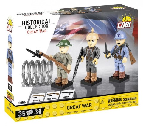 Klocki Great War 3 figurki 35 klocków Klocki Great War 3 figurki 35 klocków