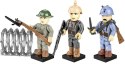 Klocki Great War 3 figurki 35 klocków Klocki Great War 3 figurki 35 klocków