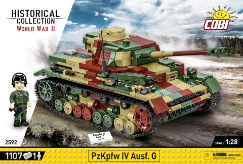 Klocki WWII PZKPFW IV AUSF.G 1107 klocków Klocki WWII PZKPFW IV AUSF.G 1107 klocków