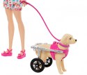 Lalka Barbie i piesek na wózku Lalka Barbie i piesek na wózku