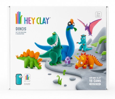 Masa plastyczna Hey Clay Zestaw Dinozaury Masa plastyczna Hey Clay Zestaw Dinozaury