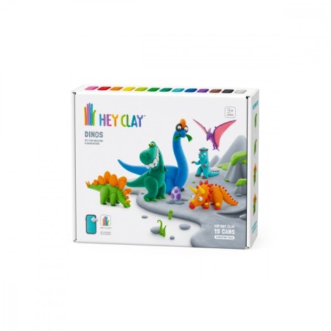 Masa plastyczna Hey Clay Zestaw Dinozaury Masa plastyczna Hey Clay Zestaw Dinozaury