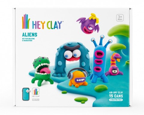 Masa plastyczna Hey Clay Zestaw Obcy Masa plastyczna Hey Clay Zestaw Obcy