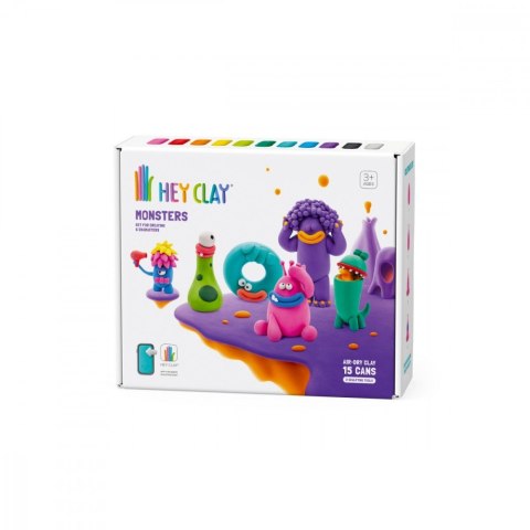 Masa plastyczna Hey Clay Zestaw Potwory Masa plastyczna Hey Clay Zestaw Potwory