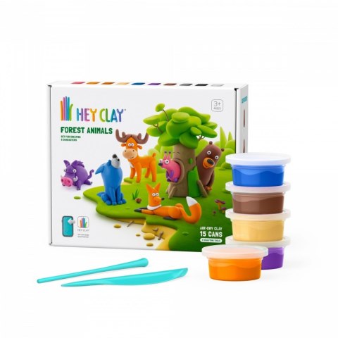 Masa plastyczna Hey Clay Zestaw Zwierzęta leśne Masa plastyczna Hey Clay Zestaw Zwierzęta leśne