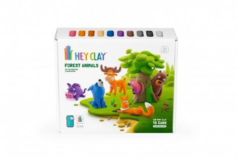 Masa plastyczna Hey Clay Zestaw Zwierzęta leśne Masa plastyczna Hey Clay Zestaw Zwierzęta leśne