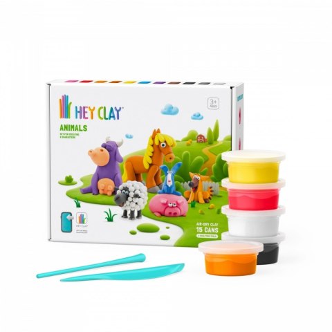 Masa plastyczna Hey Clay Zestaw Zwierzęta Masa plastyczna Hey Clay Zestaw Zwierzęta