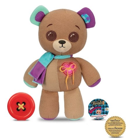 Maskotka interaktywna Thready Bear Miś Guziczek Maskotka interaktywna Thready Bear Miś Guziczek