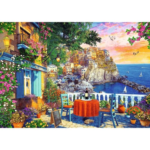 Puzzle 1000 elementów Widok na Cinque Terre Puzzle 1000 elementów Widok na Cinque Terre