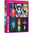 Puzzle 2x200 elementów Czarujące Księżniczki Disney Princess Puzzle 2x200 elementów Czarujące Księżniczki Disney Princess