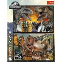 Puzzle 2x200 elementów Prehistoryczny świat Park Jurajski Puzzle 2x200 elementów Prehistoryczny świat Park Jurajski