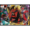 Puzzle 4x250 elementów Batman w akcji Puzzle 4x250 elementów Batman w akcji