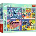 Puzzle 4x250 elementów Niezwykły Stitch Puzzle 4x250 elementów Niezwykły Stitch