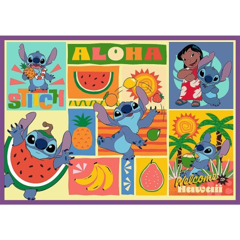 Puzzle 4x250 elementów Niezwykły Stitch Puzzle 4x250 elementów Niezwykły Stitch