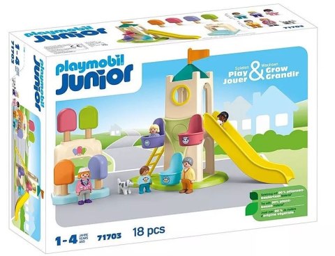 Zestaw z figurkami Junior 71703 Wieża przygód i budka z lodami Zestaw z figurkami Junior 71703 Wieża przygód i budka z lodami