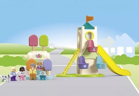 Zestaw z figurkami Junior 71703 Wieża przygód i budka z lodami Zestaw z figurkami Junior 71703 Wieża przygód i budka z lodami