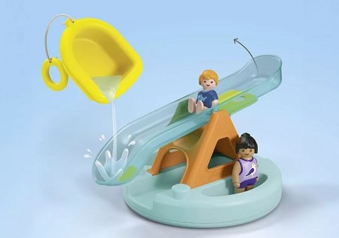 Zestaw z figurkami Junior Aqua 71 687 Pływająca wyspa ze zjeżdżalnią Zestaw z figurkami Junior Aqua 71 687 Pływająca wyspa ze zjeżdżalnią
