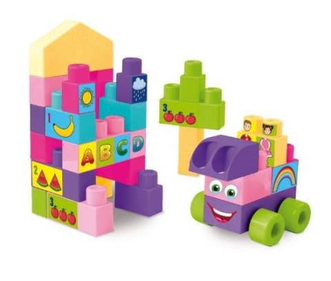 Big Blocks Klocki 26 elementów różowe Big Blocks Klocki 26 elementów różowe