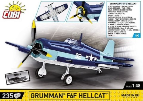Klocki Grumman F6F Hellcat 235 klocków Klocki Grumman F6F Hellcat 235 klocków
