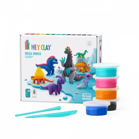 Masa plastyczna Hey Clay Zestaw Mega Dinozaury Masa plastyczna Hey Clay Zestaw Mega Dinozaury