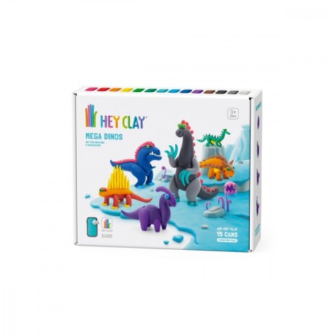 Masa plastyczna Hey Clay Zestaw Mega Dinozaury Masa plastyczna Hey Clay Zestaw Mega Dinozaury