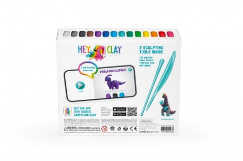 Masa plastyczna Hey Clay Zestaw Mega Dinozaury Masa plastyczna Hey Clay Zestaw Mega Dinozaury