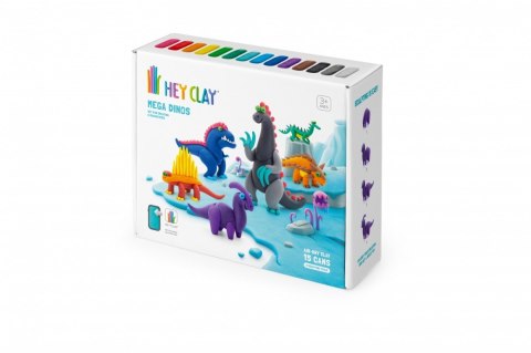 Masa plastyczna Hey Clay Zestaw Mega Dinozaury Masa plastyczna Hey Clay Zestaw Mega Dinozaury