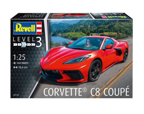 Model plastikowy Samochód Corvette C8 Coupe 1/25 Model plastikowy Samochód Corvette C8 Coupe 1/25