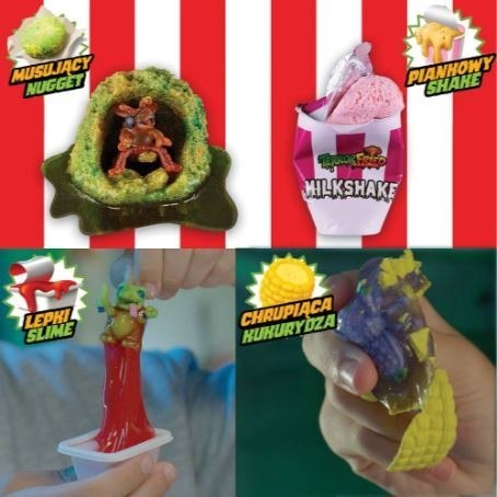 Zestaw figurek Terror Fried Paskudne kąski Zestaw figurek Terror Fried Paskudne kąski