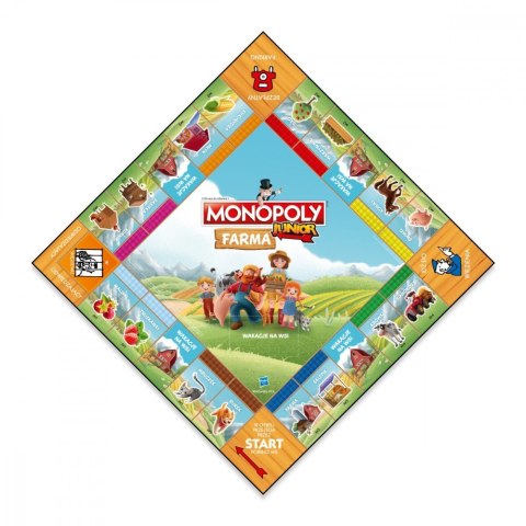 Gra Monopoly Junior Farma Gra Monopoly Junior Farma