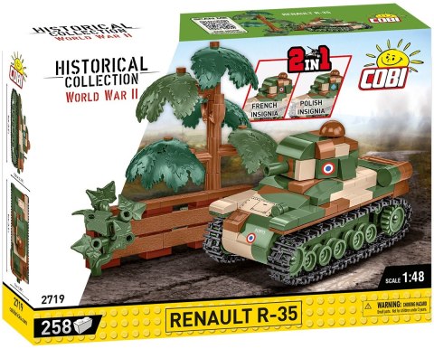 Klocki WWII Renault R-35 258 klocków Klocki WWII Renault R-35 258 klocków