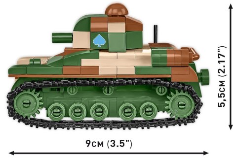 Klocki WWII Renault R-35 258 klocków Klocki WWII Renault R-35 258 klocków