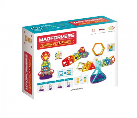 Klocki magnetyczne 48 elementów Klocki magnetyczne 48 elementów