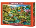 Puzzle 2000 elementów Wiejski domek z końmi Puzzle 2000 elementów Wiejski domek z końmi
