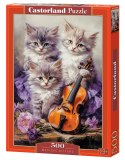 Puzzle 500 elementów Kotki ze skrzypcami Puzzle 500 elementów Kotki ze skrzypcami