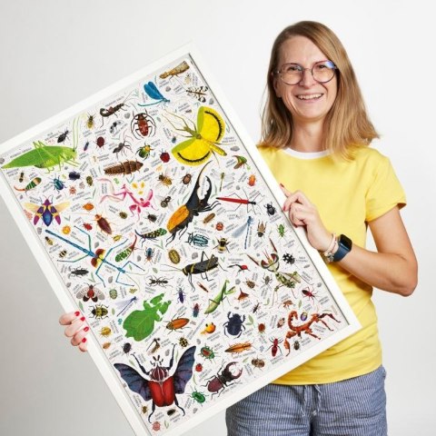 Puzzle Puzzlove Owady 1000 elementów Puzzle Puzzlove Owady 1000 elementów