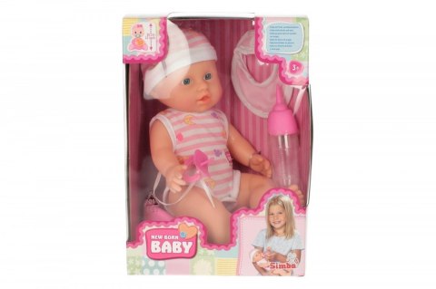 New Born Baby, Lalka Funkcyjna, 30 cm, 2 rodzaje New Born Baby, Lalka Funkcyjna, 30 cm, 2 rodzaje