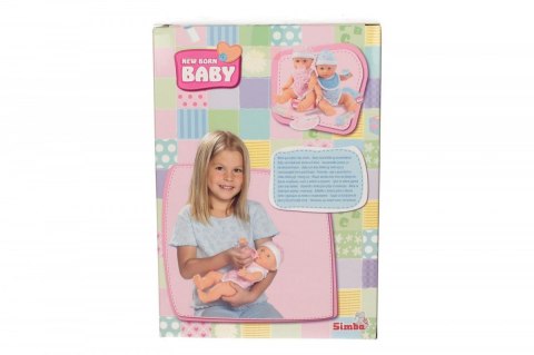 New Born Baby, Lalka Funkcyjna, 30 cm, 2 rodzaje New Born Baby, Lalka Funkcyjna, 30 cm, 2 rodzaje