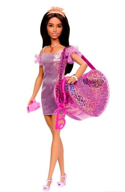 BARBIE Zestaw modowy premium, błyszcząca sukienka BARBIE Zestaw modowy premium, błyszcząca sukienka