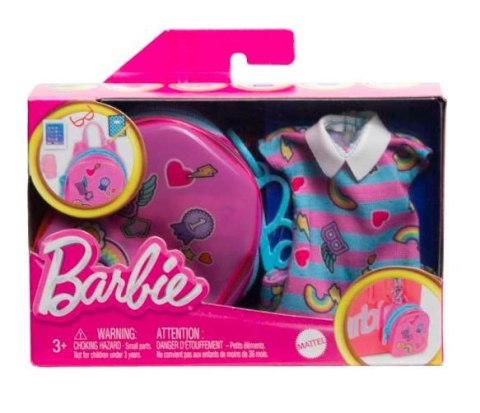 BARBIE Zestaw modowy premium, sukienka paski BARBIE Zestaw modowy premium, sukienka paski
