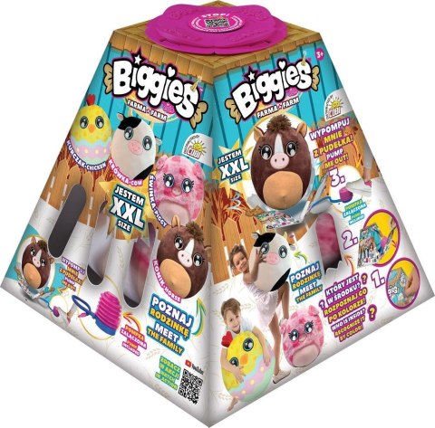 Biggies Maskotka do pompowania XXL Świnka różowa Biggies Maskotka do pompowania XXL Świnka różowa