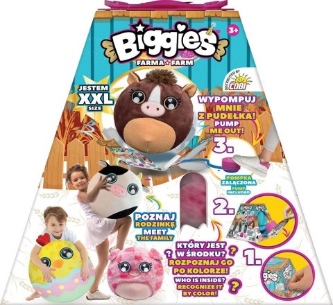 Biggies Maskotka do pompowania XXL Świnka różowa Biggies Maskotka do pompowania XXL Świnka różowa