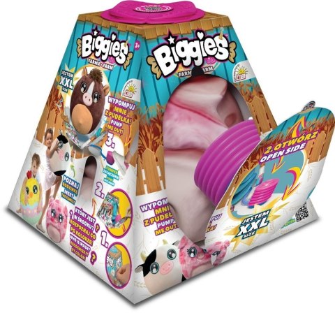 Biggies Maskotka do pompowania XXL Świnka różowa Biggies Maskotka do pompowania XXL Świnka różowa