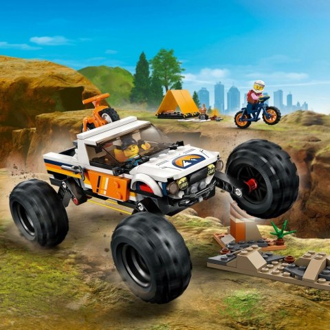 Klocki City 60387 Przygody samochodem terenowym z napędem 4x4 Klocki City 60387 Przygody samochodem terenowym z napędem 4x4