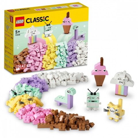 Klocki Classic 11028 Kreatywna zabawa pastelowymi Klocki Classic 11028 Kreatywna zabawa pastelowymi