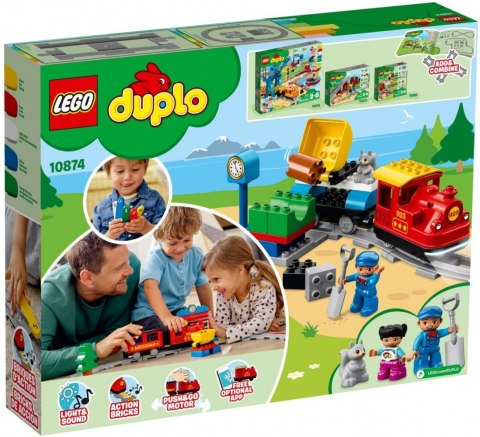 Klocki DUPLO 10874 Pociąg parowy Klocki DUPLO 10874 Pociąg parowy