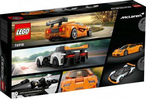 Klocki Speed Champions 76918 McLaren Solus GT i McLaren F1 LM Klocki Speed Champions 76918 McLaren Solus GT i McLaren F1 LM
